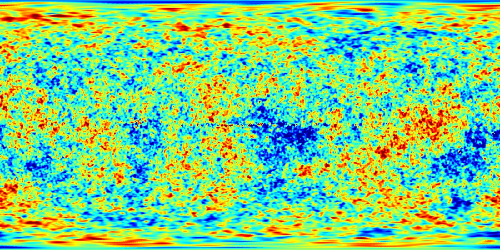 Mapa de todo el cielo construido con datos reales de WMAP